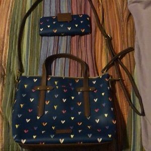 Fossil purse with matching wallet.. Never used